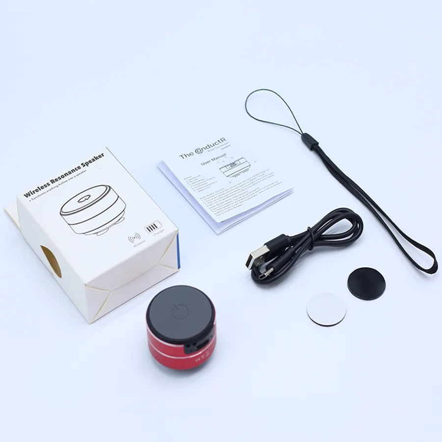 Mini Bone Conduction Speaker Vibration Stereo Audio Digital TWS Wireless Bluetooth Speakers Portable Metal Speaker Dropshipping thumbnail 6