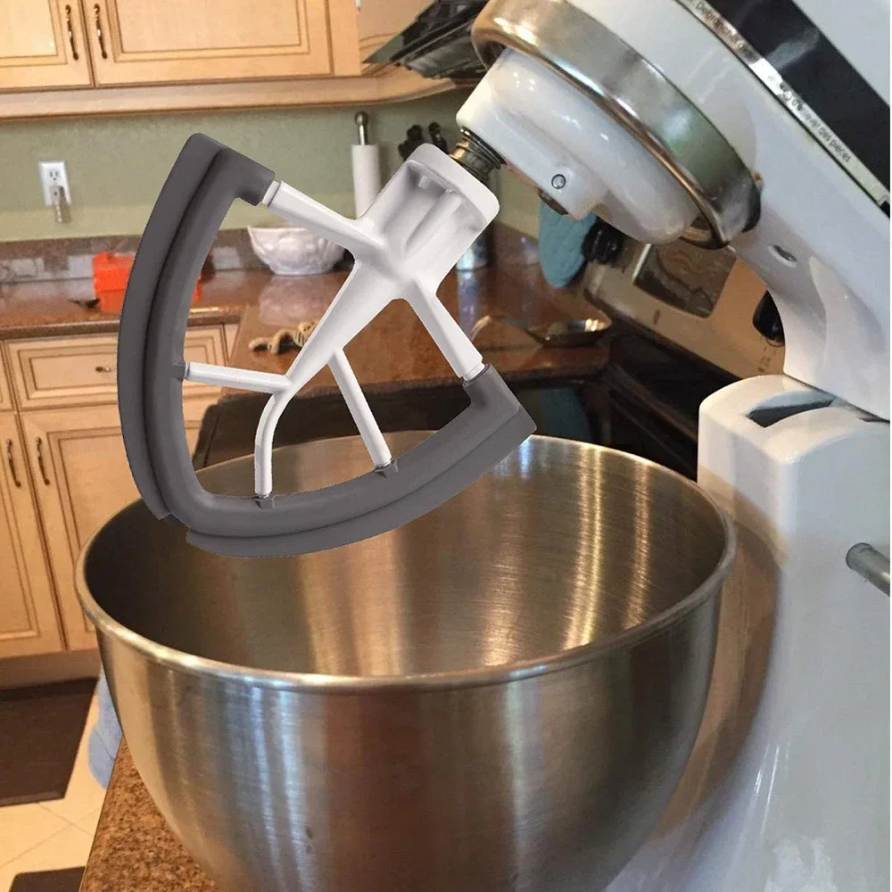 KitchenAid Flex Edge Beater 4.5-5QT Silicone Mixer Paddle Auto-Scrape Attachment Compatible with KSM150 KSM180 Stand Mixer thumbnail 5