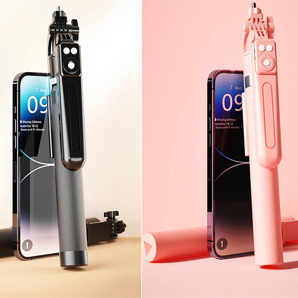 FGCLSY 1.7M selfie stick tripod with Light wireless remote control 360 ° rotation for smartphone video recording live streaming thumbnail 6