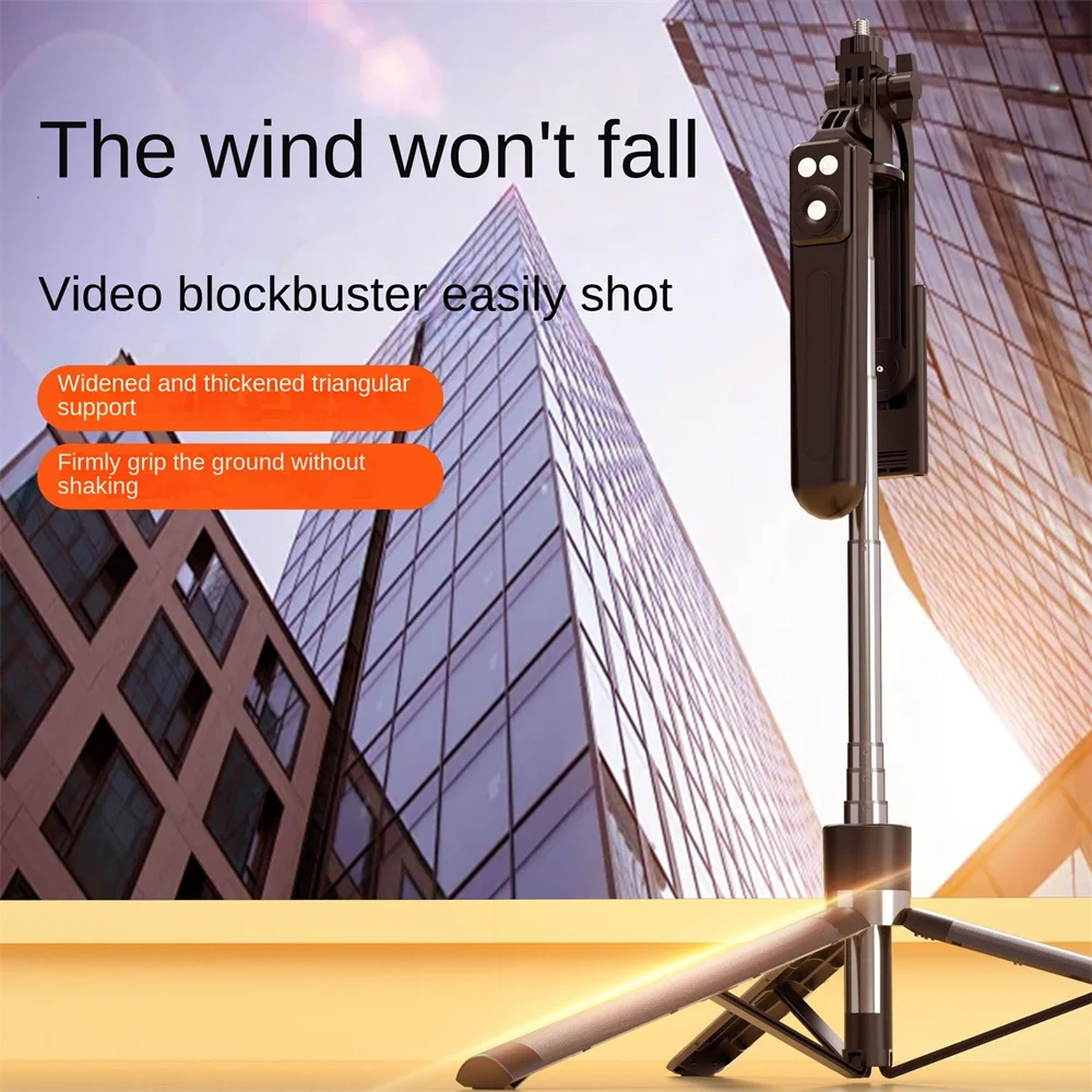 FGCLSY 1.7M selfie stick tripod with Light wireless remote control 360 ° rotation for smartphone video recording live streaming thumbnail 2