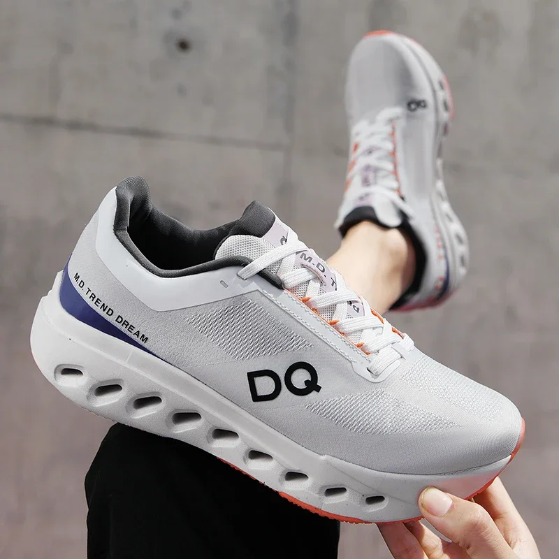 Men Women Comfortable Shoes Unisex Breathable Mesh Walking on Ultralight Outdoor Running Casual Sneakers Clouds Shoes thumbnail 4