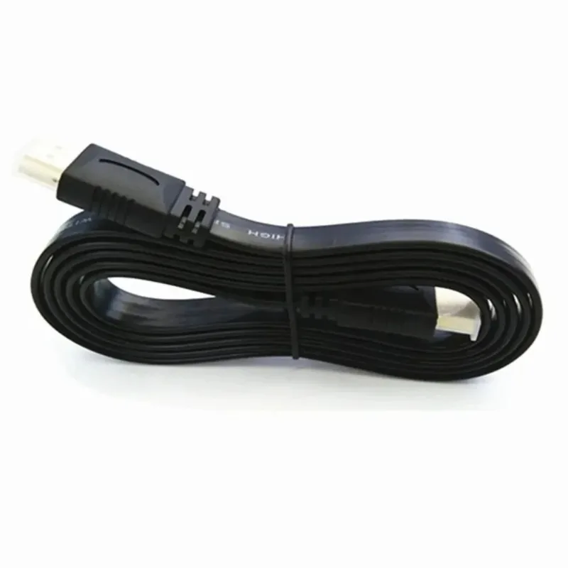 New HDMI-Compatible Cable Full HD Short HDMI Male to Male Plug Flat Cable Cord for Audio Video HDTV TV PS3 0.3M 0.5M thumbnail 4