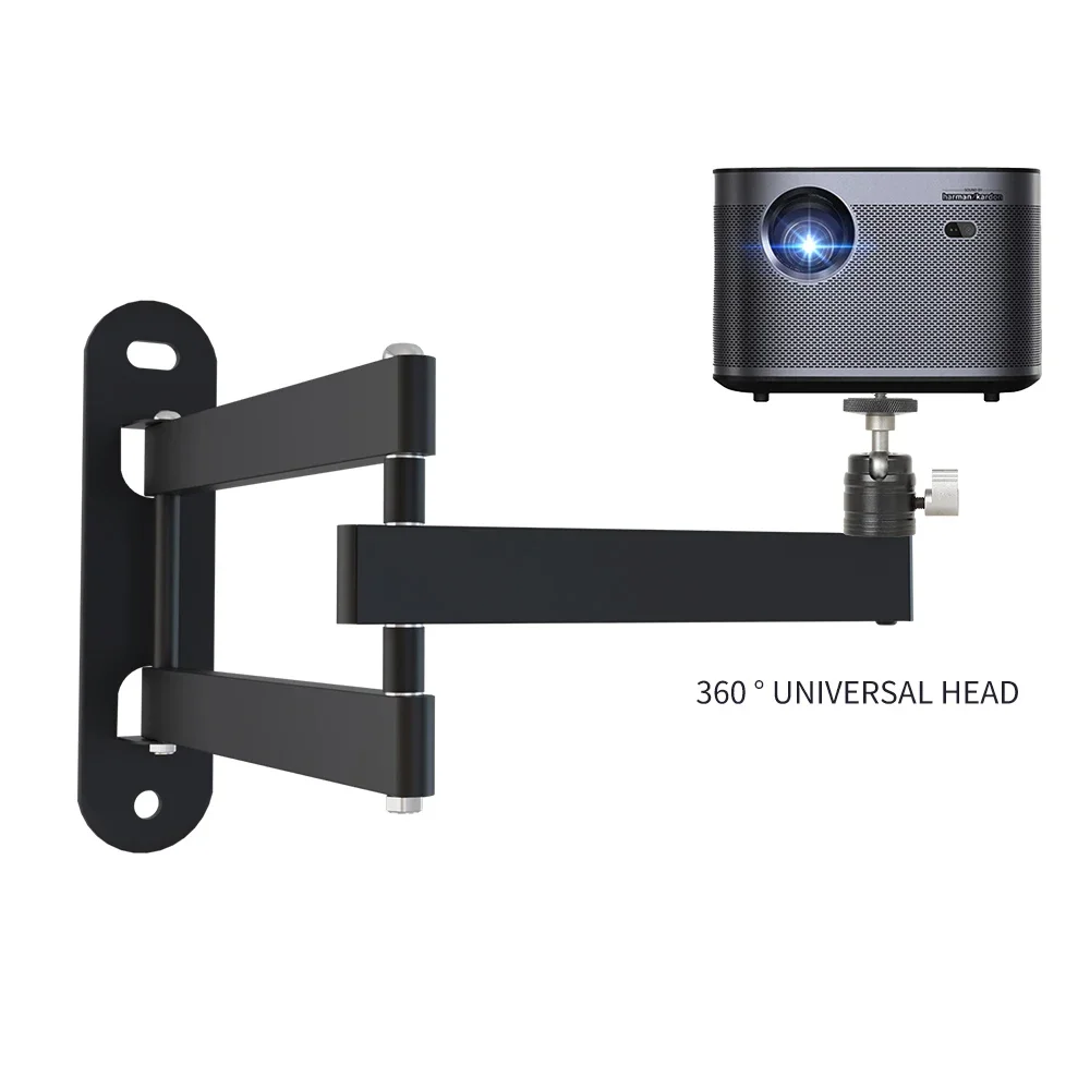 SH Wall Mount Boom Arm Projectors Photography Studio Video Strobe Lights 180-360° Adjustable Requires Perforation For Installat thumbnail 6