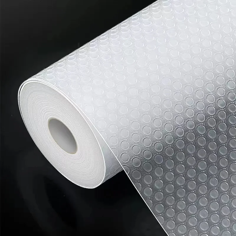 Water Drop Pattern Kitchen Cabinet Liner Eva Waterproof Refrigerator Mat Placemat Non-Sticky Easy to Clean Drawer Liner Moisture-Proof and Mildew-Proof
