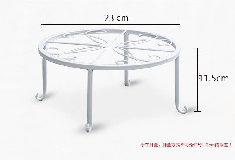Iron Plant Stands with Saucer for Indoor and Outdoor Plants Flower Pot Planter Holder Flower Pot Stand thumbnail 3