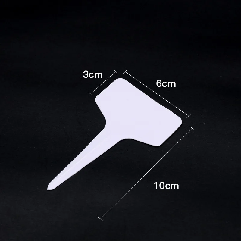 100Pcs T-Shaped Garden Labels Waterproof Plastic Plant Markers for Indoor & Outdoor Gardens thumbnail 6