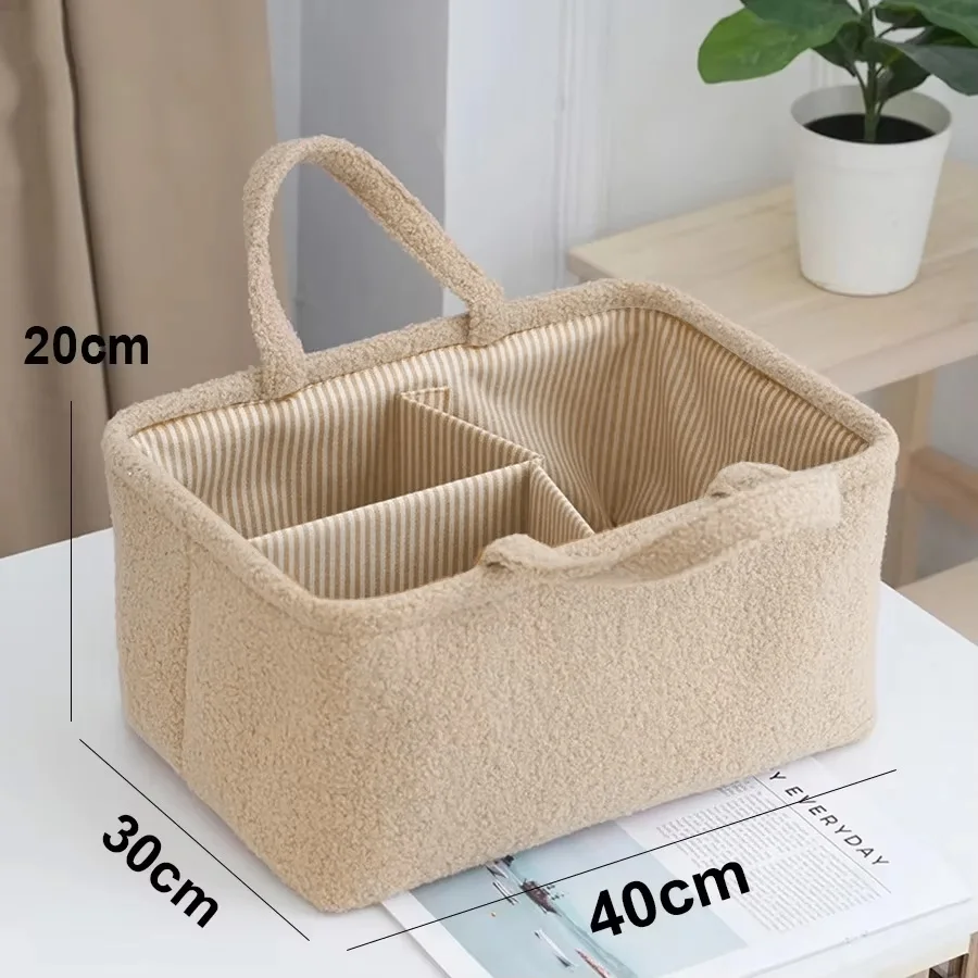 Travel Portable Mommy Bag Diaper Bag Feeding Bottle Storage Handbag Multifunctional Baby Products Organizer Basket thumbnail 4