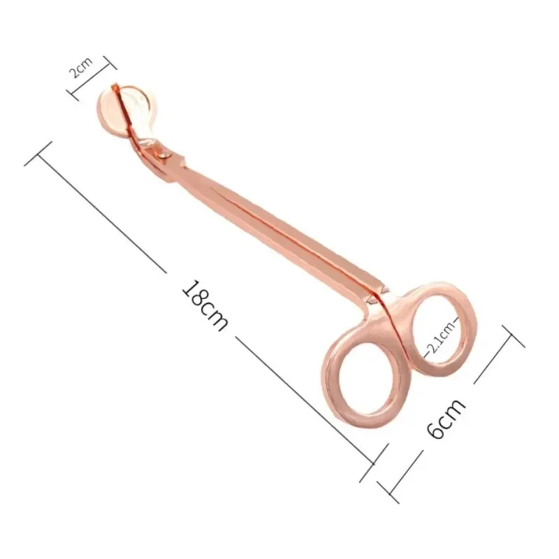 ‌Premium Stainless Steel Wick Trimmer - Scented Candle Care Tool for DIY Kits, Wedding Favors & Home Decor thumbnail 5