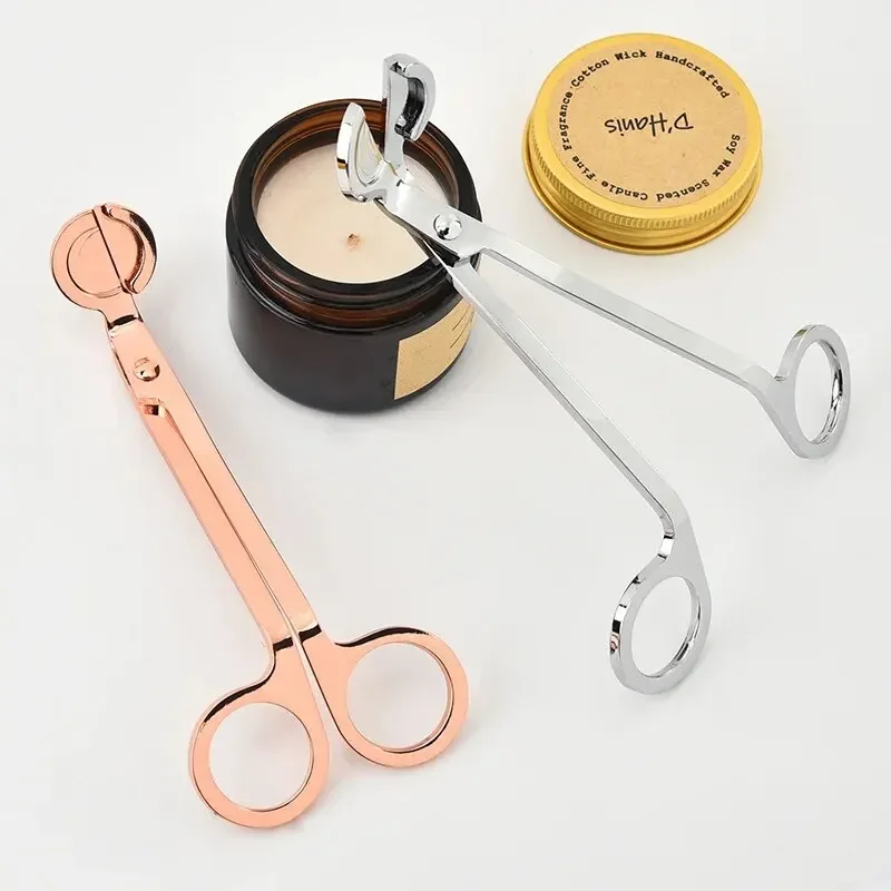‌Premium Stainless Steel Wick Trimmer - Scented Candle Care Tool for DIY Kits, Wedding Favors & Home Decor thumbnail 2