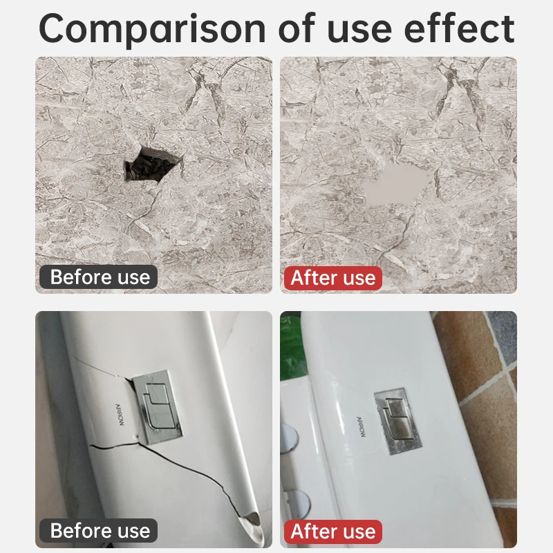 Sale Tile marble repair agent Floor ceramic paste Epoxy AB glue Glue for filling holes and cracks thumbnail 5