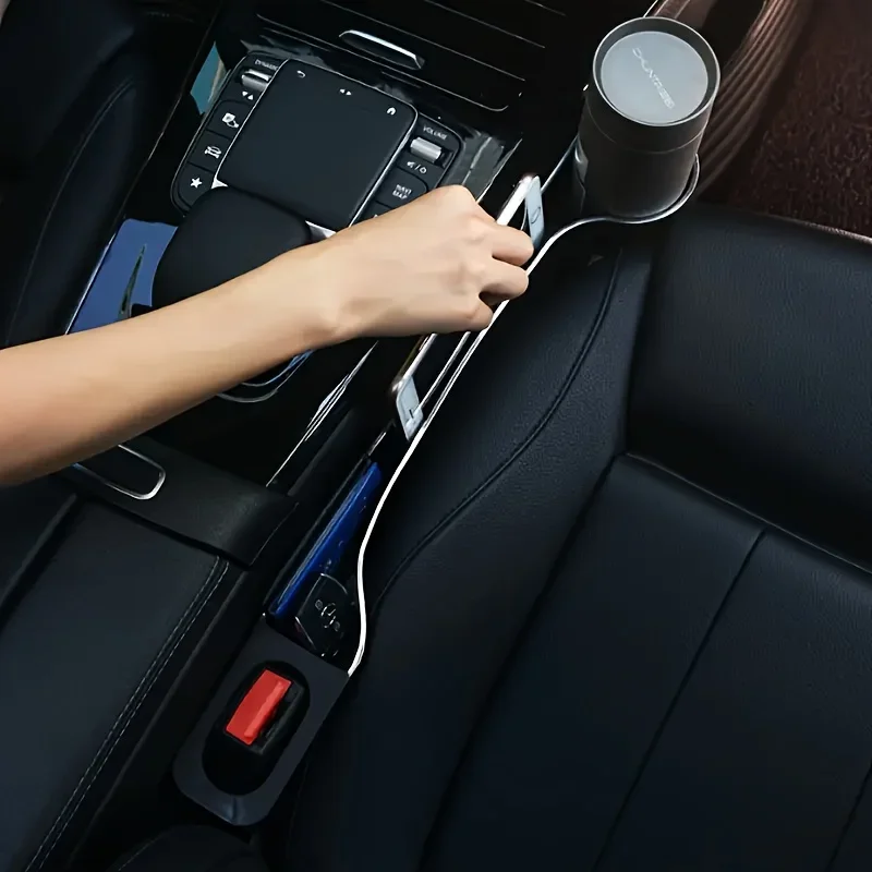 2-Pack Car Seat Gap Cup Holder – Multifunctional Organizer Box for Front & Rear, Interior Storage thumbnail 4