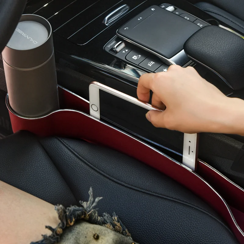 2-Pack Car Seat Gap Cup Holder – Multifunctional Organizer Box for Front & Rear, Interior Storage thumbnail 6