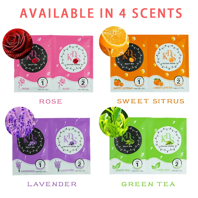 Rose Lavender Crystal Mud Foot Bath Salt Foot Bath Foot Therapy Foot Care Home Jelly Spa Exfoliation 100g thumbnail 4