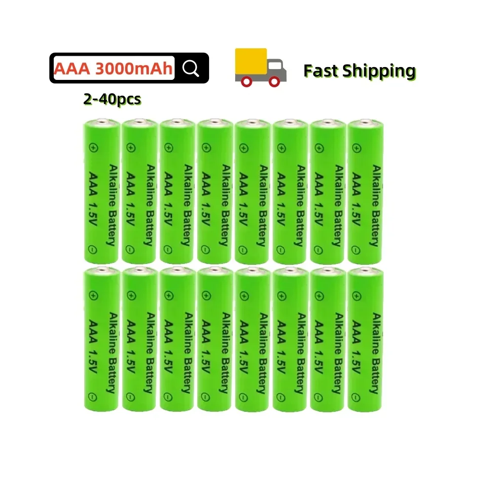 Original Rechargeable Battery AAA 3000mAh 1.5V for Computer Clock Radio Video Game Digital Camera AAA battery thumbnail 2