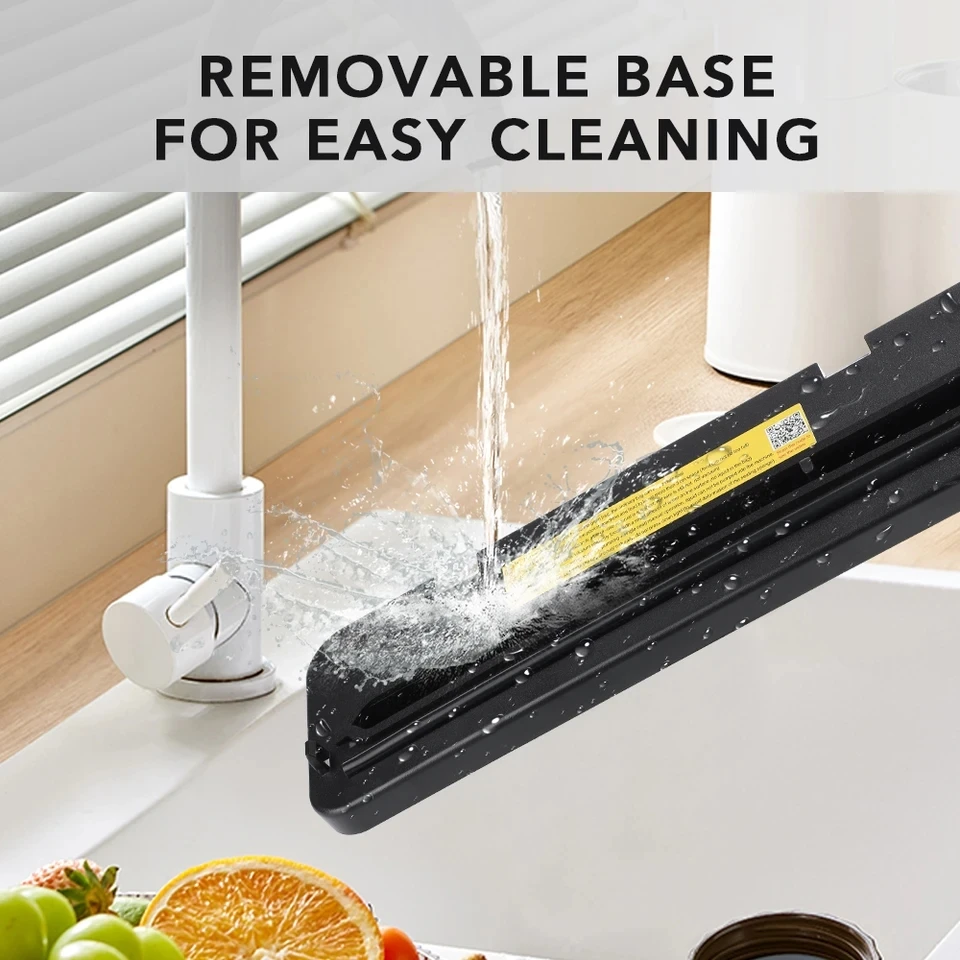 Electric Vacuum Sealer Food Storage Seal Touch Button Dry/Wet Built-in Cutter Kitchen Food Sealing Vacuum packaging machine thumbnail 6