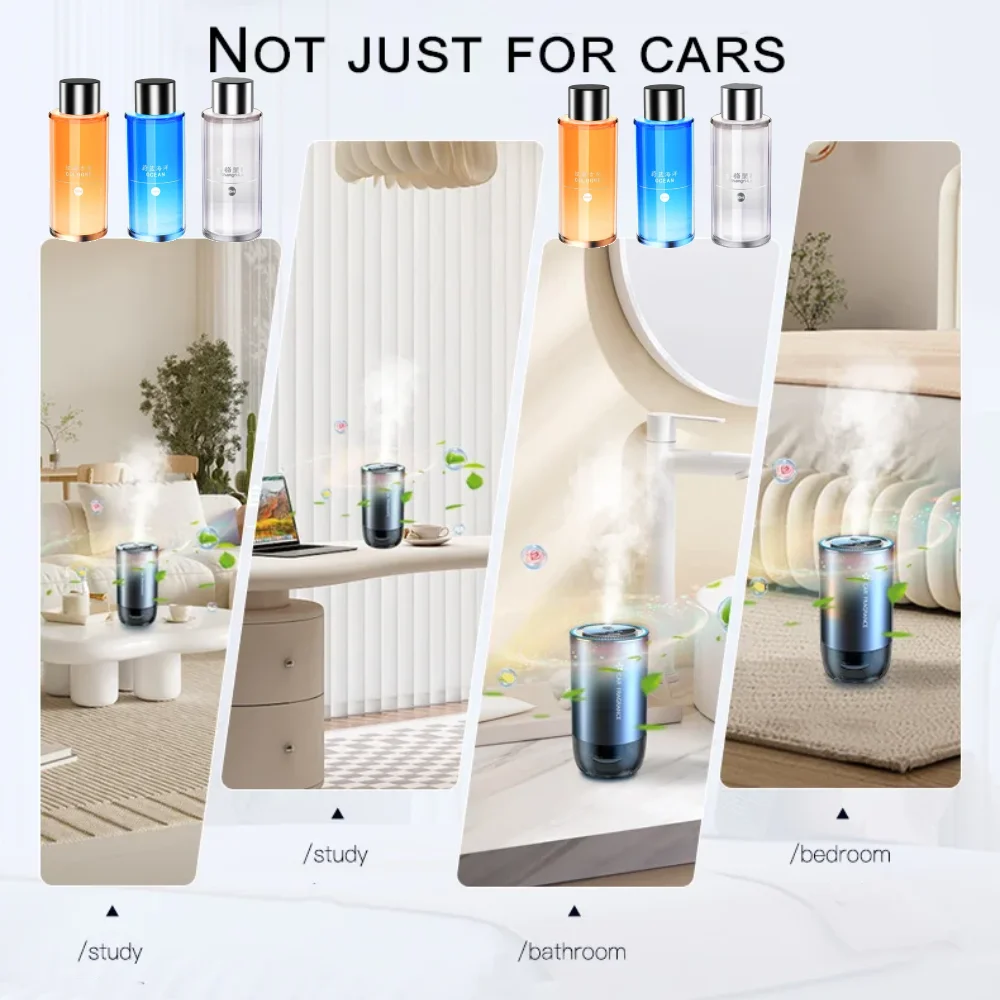 50ML Car Perfume Diffuser Smart Car Air Diffusers Adjustable Concentration 50ml Essential Oil Diffuser Rechargeable Fragrance thumbnail 2