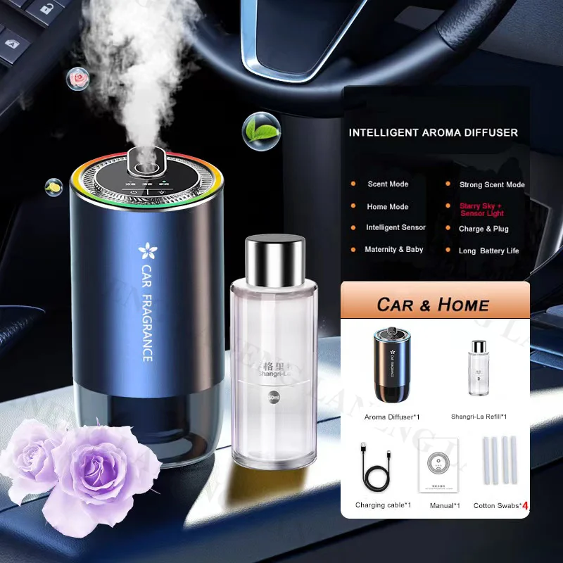 50ML Car Perfume Diffuser Smart Car Air Diffusers Adjustable Concentration 50ml Essential Oil Diffuser Rechargeable Fragrance thumbnail 4
