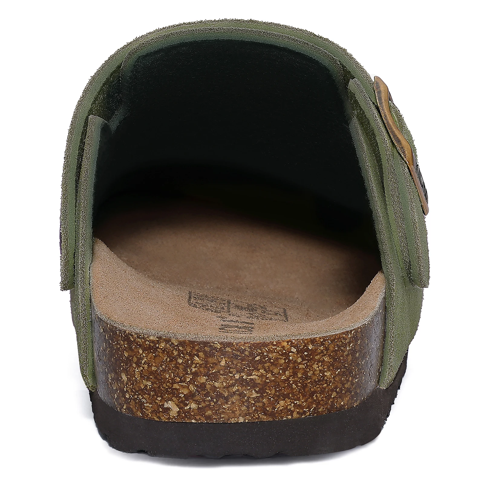 Litfun Suede Women's Clogs with Adjustable Strap Cork Footbed Leather Mules with Arch Support Unisex Outdoor Clogs Potato Shoes thumbnail 6
