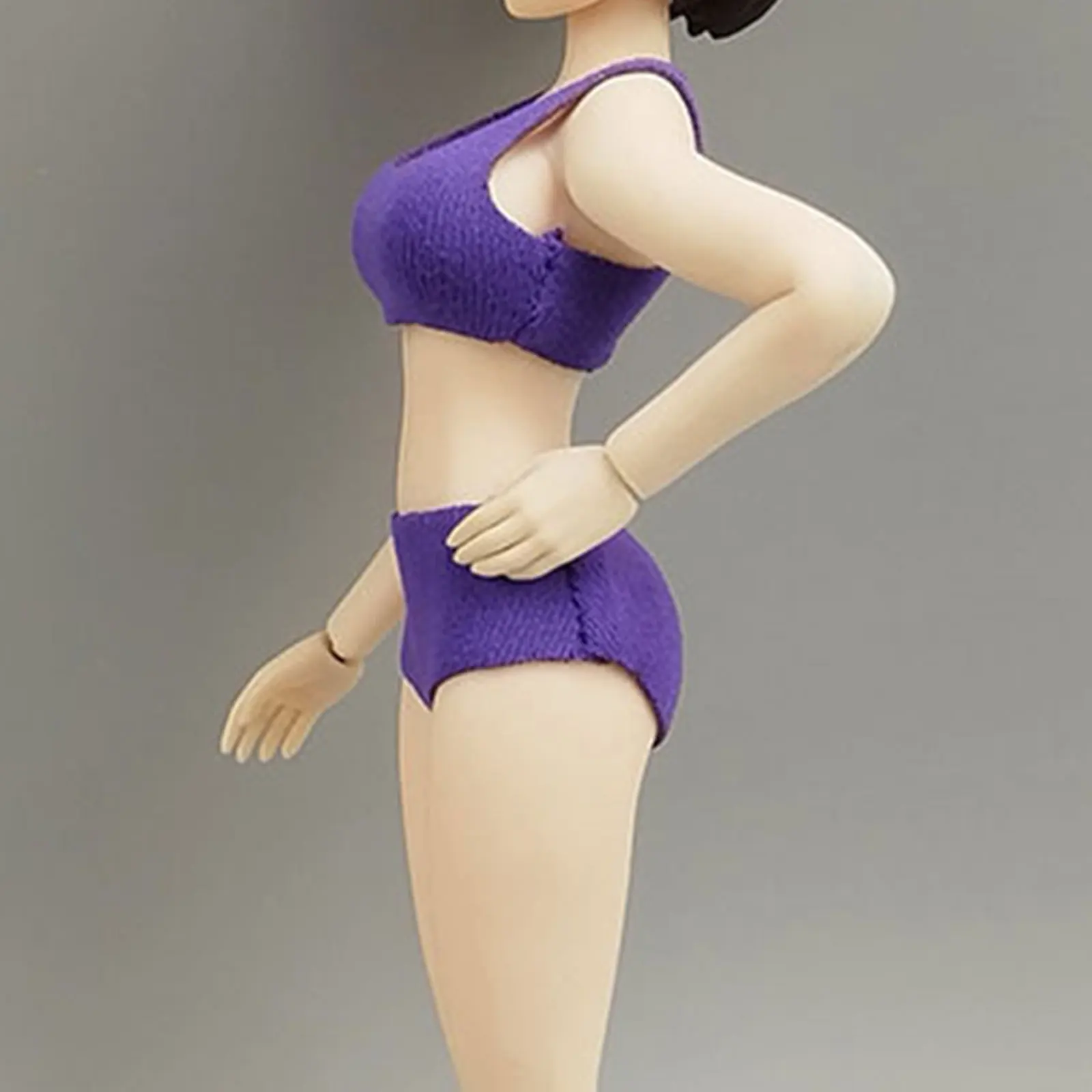 1:12 Scale Sports Bra Shorts Set Fancy Dress Lightweight Casual Miniature Doll Model Clothes for 6 inch Female Figures Costume thumbnail 5