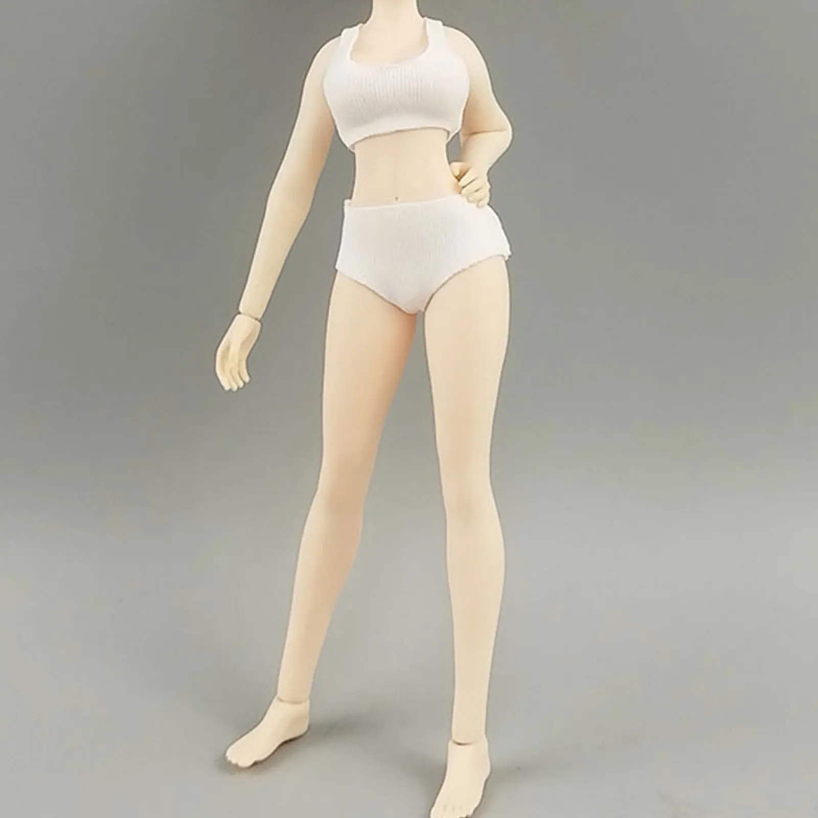 1:12 Scale Sports Bra Shorts Set Fancy Dress Lightweight Casual Miniature Doll Model Clothes for 6 inch Female Figures Costume thumbnail 4