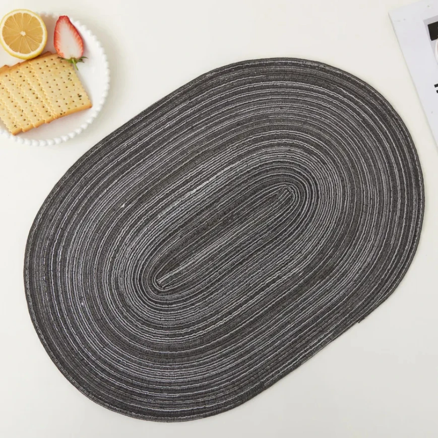 4pcs Heat Resistant Washable Placemats Set for Kitchen Dining Table Mixed Colors NonSlip Design thumbnail 5