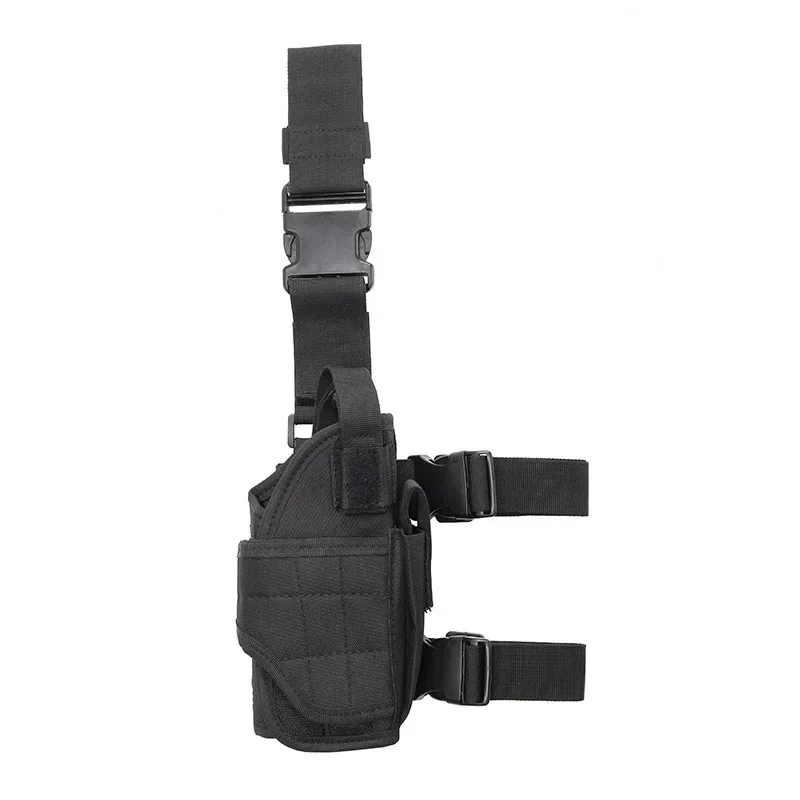 Universal Drop Leg Thigh Gun Holster Right Hand Adjustable Handgun Holder Pouch Outdoor Hunting Gun Glock Pistol Holster Bag thumbnail 3