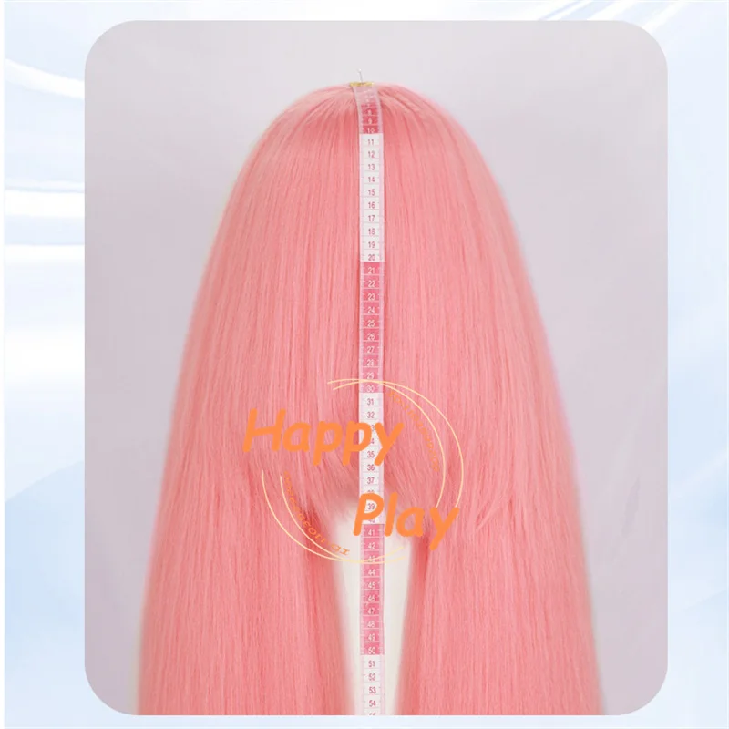 Pre-Crimped Synthetic 500g+ 100cm Anime Cosplay Wig Pink Series Universal Thick Voluminous Basic Wig Women Heat Resistant Hair thumbnail 5