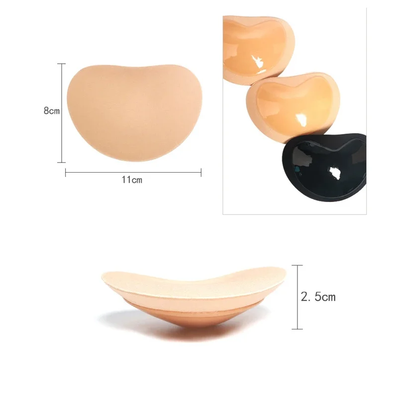 2/4pcs Bikini 2023 Chest Pad Bikini Set Padded Bikinis Swimsuit Women Swimwear Women 2022 Thicker Breathable Sponge Bra Pad thumbnail 2