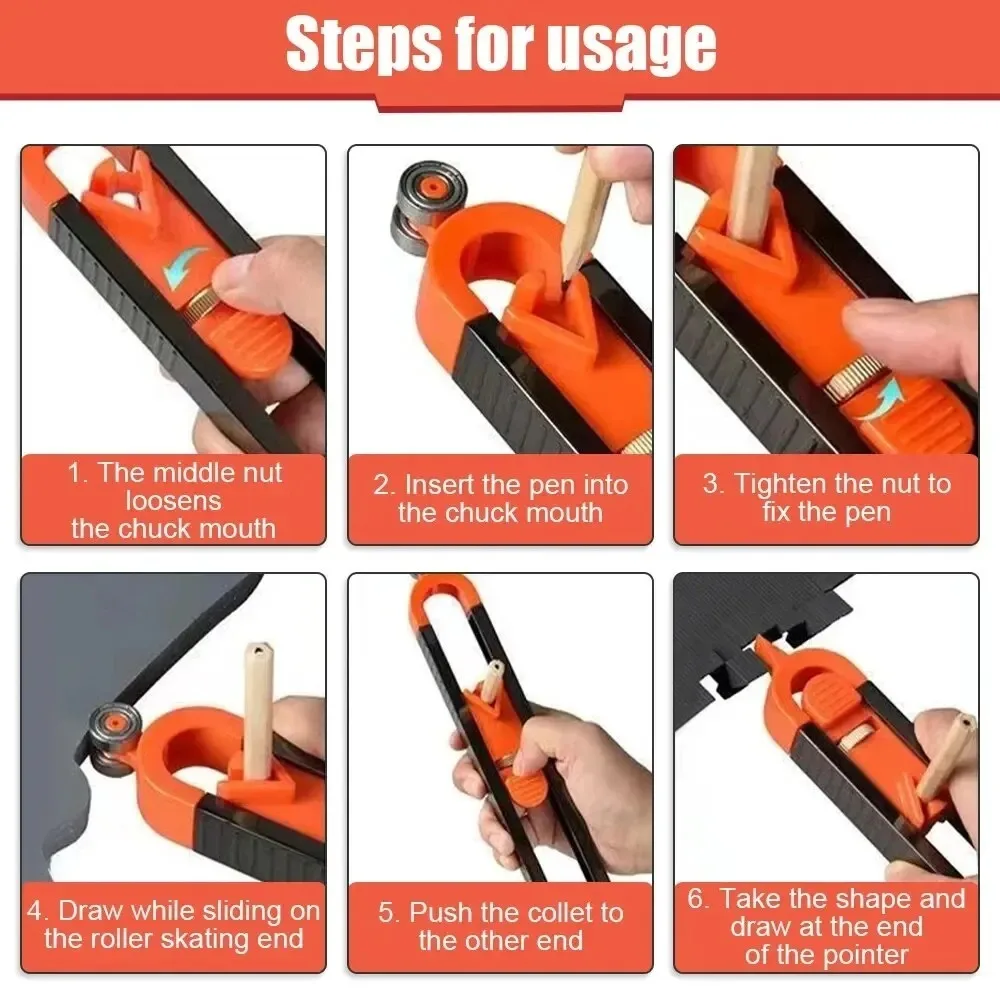 Measuring Tools for Mechanic Carpentry Squares Bore Gauge Woodworking Metal Carpenter Square Construction Tile Work Gauging thumbnail 5