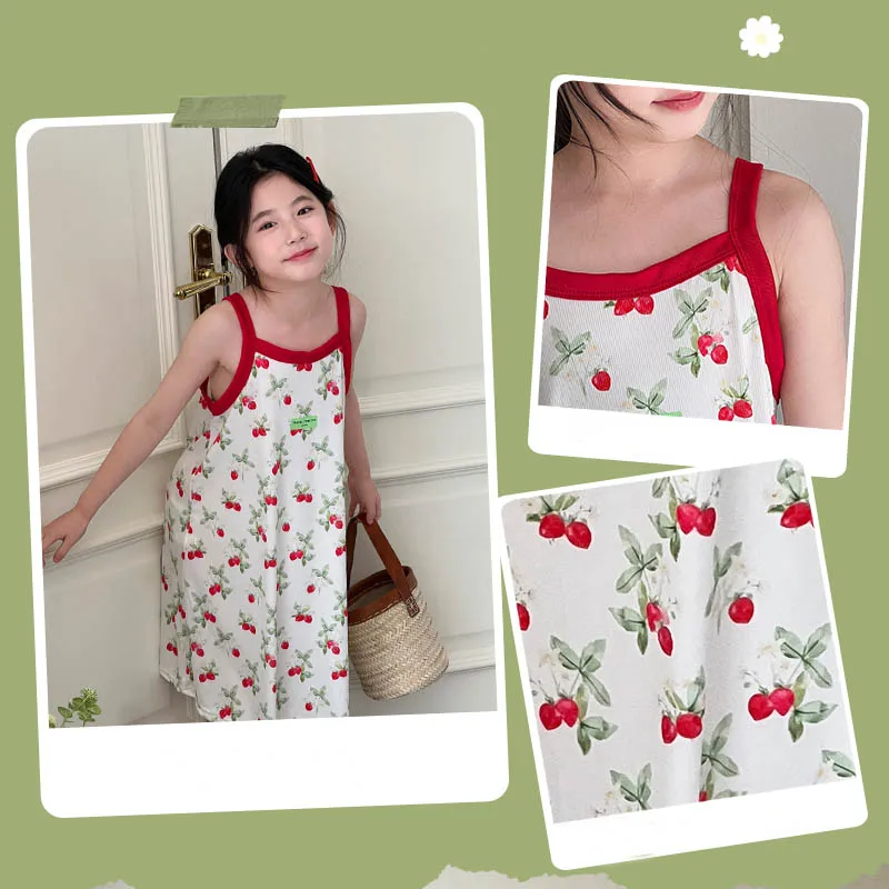 Summer Girl Nightgowns Children Pajama Dresses Pajamas For Girls Toddler Night Dress Kids Pijama 2 to 4 6 8 10 11 12 13 14 Years thumbnail 4