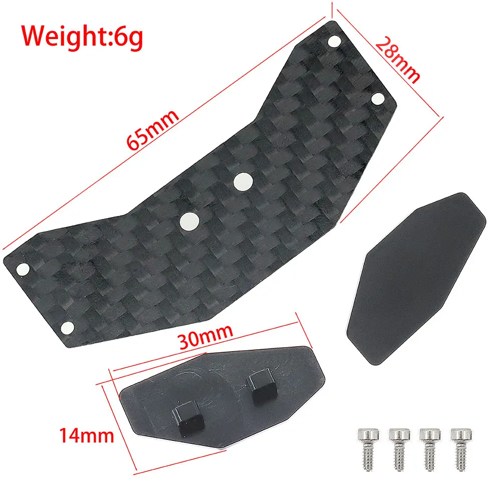 High-Performance Carbon Fiber Tail Wing Spoiler for LOSI 1/24 Micro-B Buggy – Part #58737 thumbnail 5