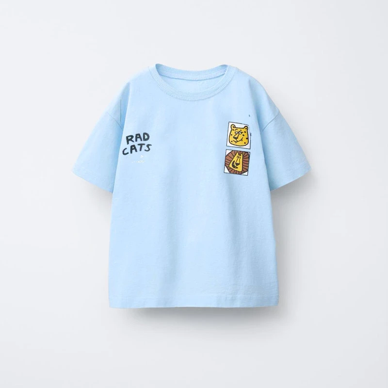 Animal Pattern Boys Clothes T-shirt Summer New Simple Fashion Short Sleeve Tops Kids Tees Round Collar Print Children's T Shirts thumbnail 5