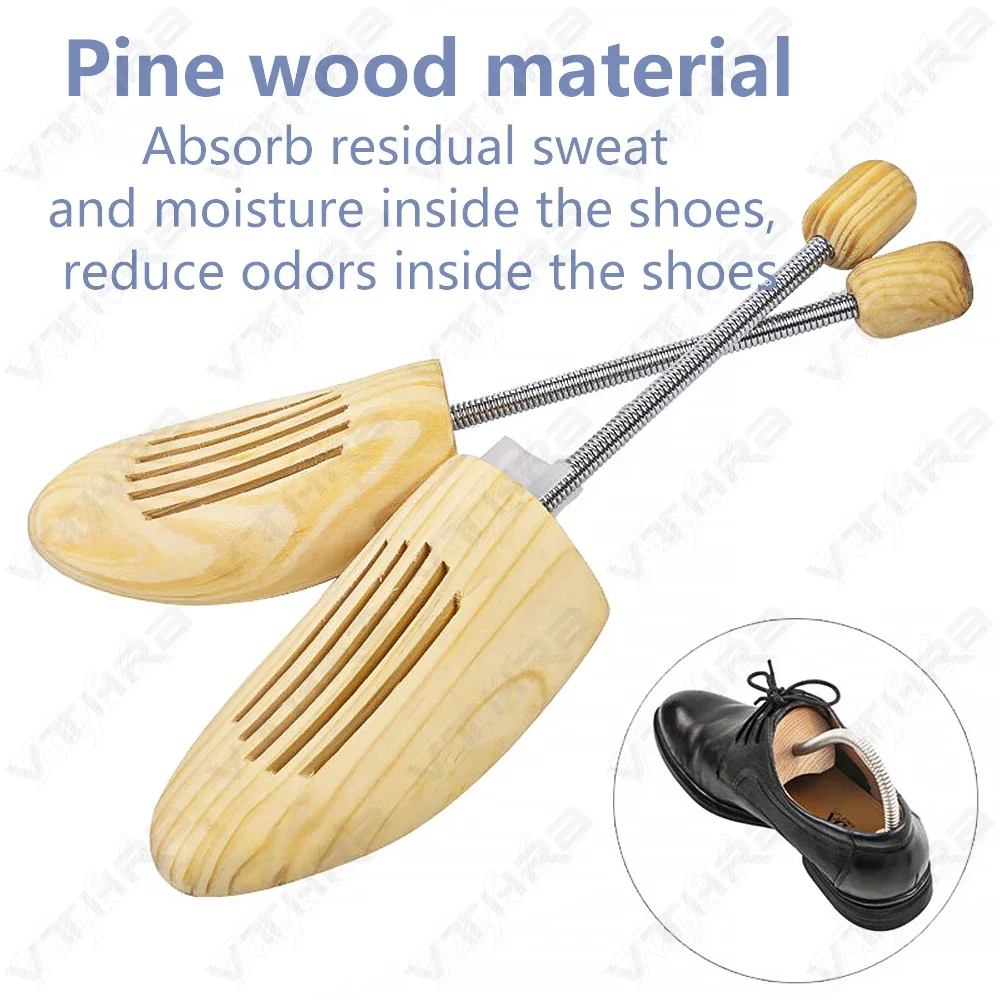 2PCS Wooden Shoe Trees Men Woman internal support Shoes Tree Anti Deformation Shoes Stretcher Shaping Anti Wrinkle Shoe Lasts thumbnail 2