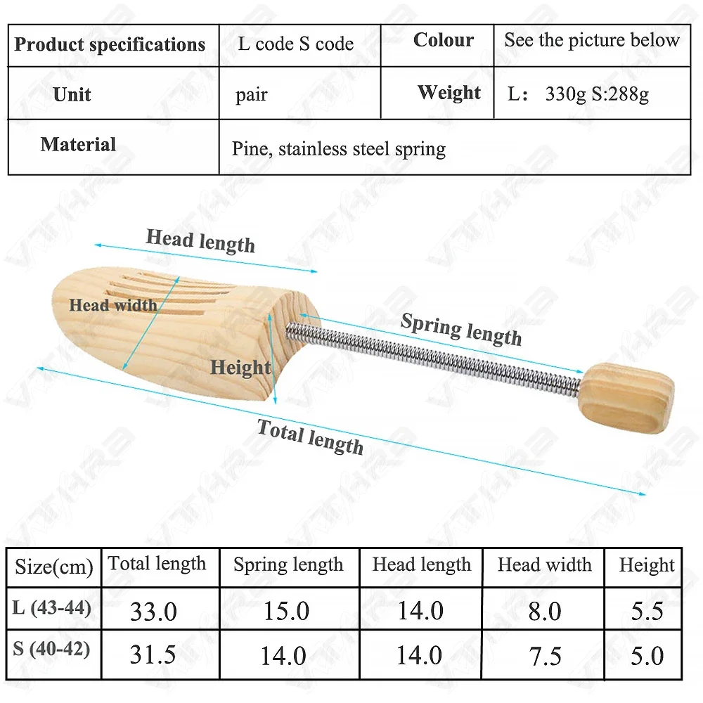 2PCS Wooden Shoe Trees Men Woman internal support Shoes Tree Anti Deformation Shoes Stretcher Shaping Anti Wrinkle Shoe Lasts thumbnail 6