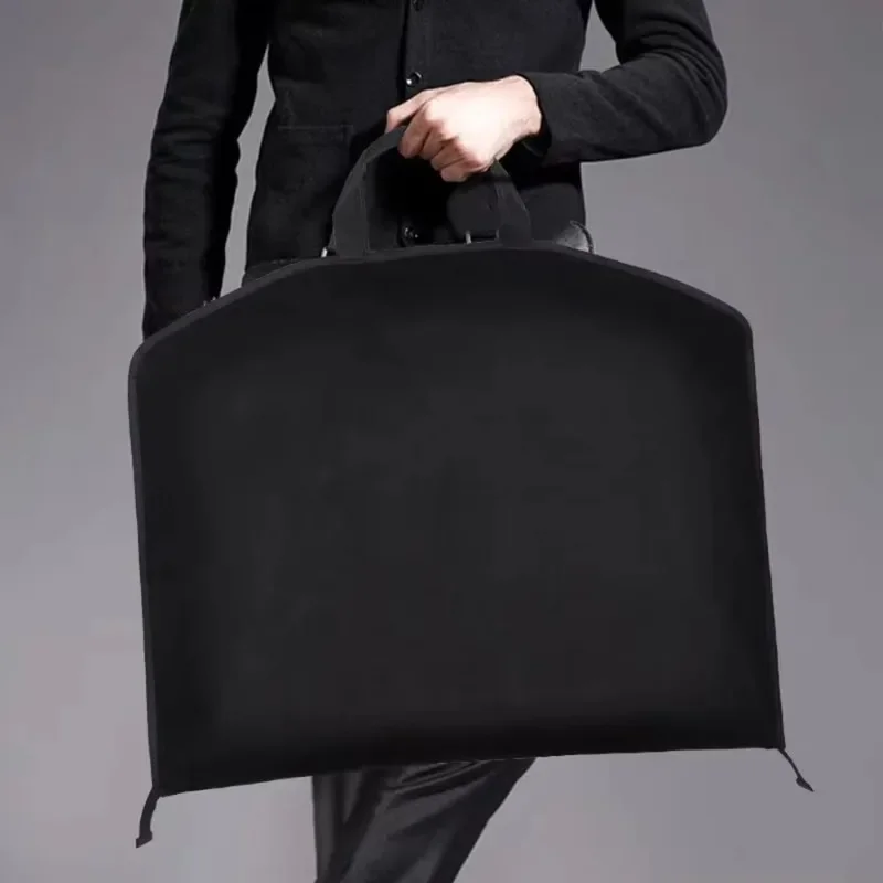 OutdoorPortable Suit Dust Cover Nonwoven Clothes Hanging Bag Clothing Storage Evening Gown Coat Dress Suit Protection Dust Cover thumbnail 5