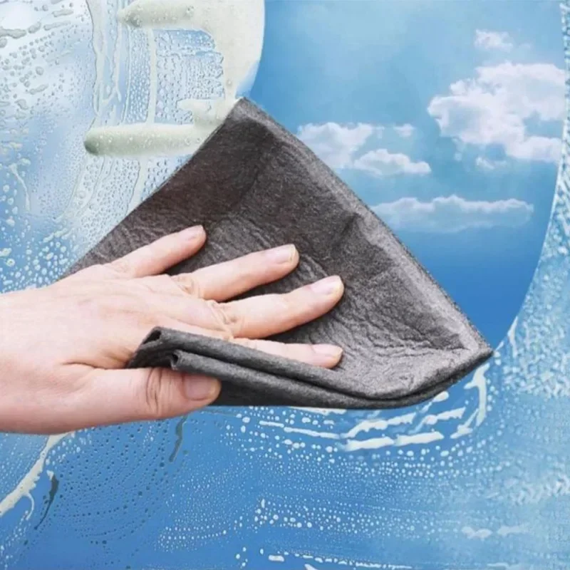 1/20PCS Magic Cleaning Cloths Reusable Microfiber Washing Rags Car Window Mirror Wipe Towels Rag Household Kitchen Clean Tools thumbnail 2