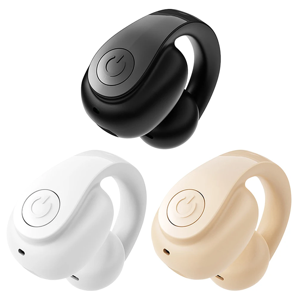 Wireless Ear Clip On Earphone Bluetooth-Compatible 5.4 EarBuds Noise Canceling HiFi Stereo Headset Waterproof Clip On Headphone thumbnail 4