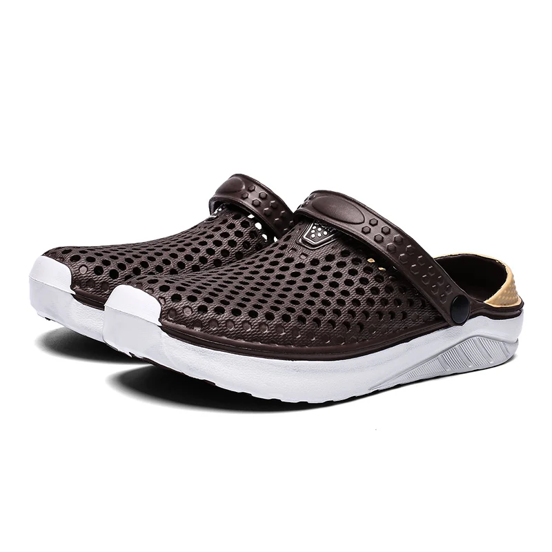 Unisex fashion beach sandals men anti slip thick sole slippers lightweight summer flip flops garden shoes man women thumbnail 2