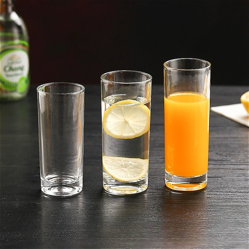 Thickened Glass Cup Transparent Water Cup Breakfast Milk Juice Cups Multiple Capacity Wine Glasses Cold Drink Mug Water Bottle thumbnail 5