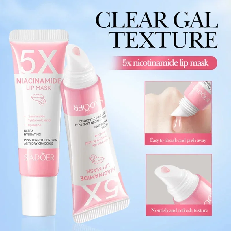 Remove Dark Lip Balm Lightening Melanin Mask Gloss Exfoliating Lip Pink Treatment Reduce Lip Lines Improve Dryness Moisturizing thumbnail 4