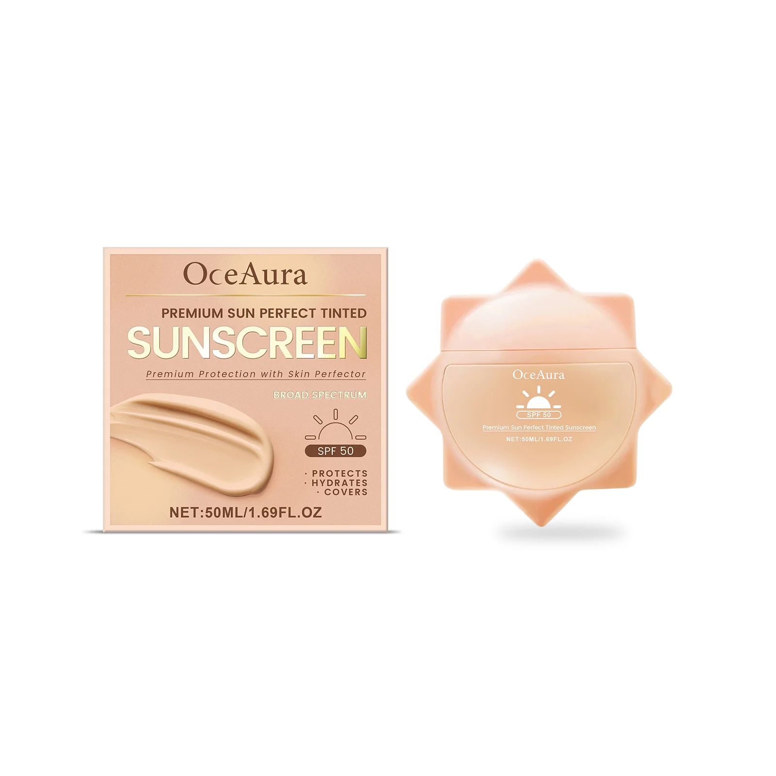 Sunscreen For Face Whole Body SPF 50+ UV Resistant Skin Protection Anti Sunburn Oil Control Moisturizing Sun Isolation Cream thumbnail 2