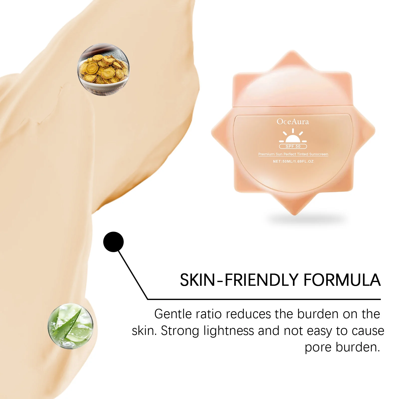 Sunscreen For Face Whole Body SPF 50+ UV Resistant Skin Protection Anti Sunburn Oil Control Moisturizing Sun Isolation Cream thumbnail 5
