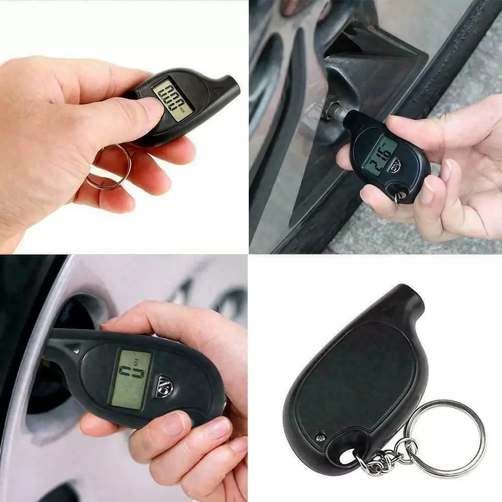 Mini Keychain Style Digital Tire Gauge LCD Display 2-150 PSI Car Tyre Air Pressure Tester Meter for Car Auto Motorcycle thumbnail 4