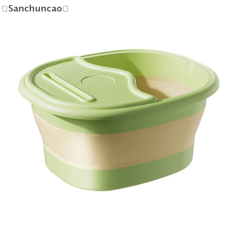 1Pcs Foldable Home Foot Bath Bucket Massage Foot Wash Leisure Health Bucket Foot Bath Basin Portable Foot Soak Foot Tub thumbnail 5