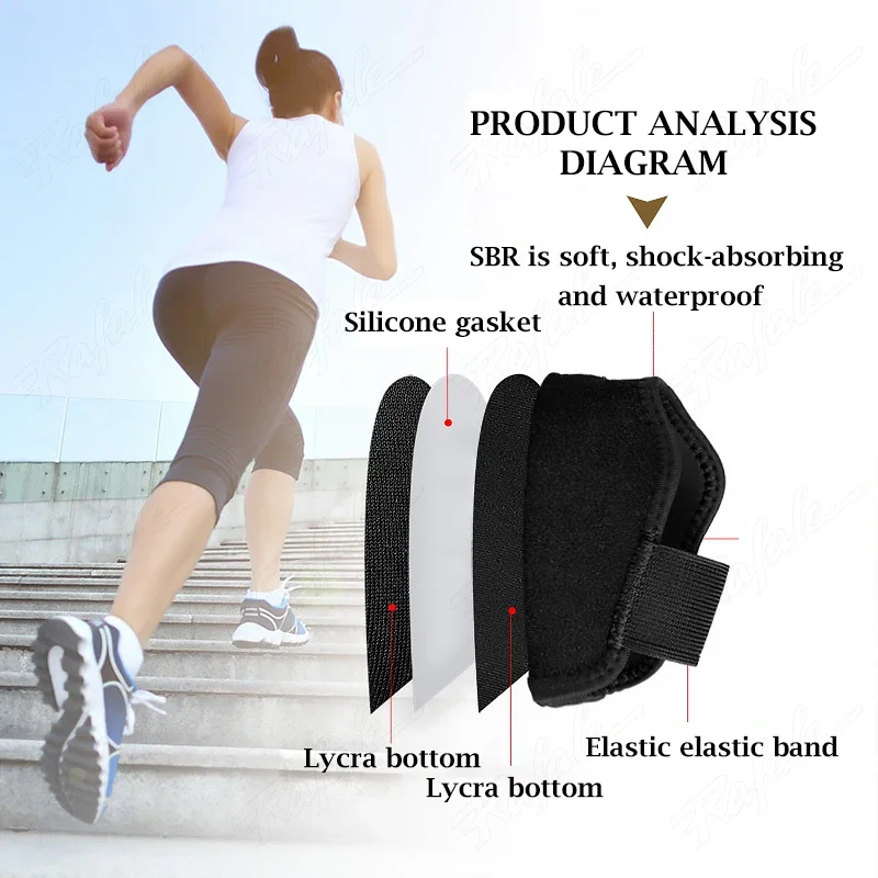 1 Pair Soft Height Increase Insole Sock For Men Women Half Heel Protectors Heightening Shoes Sole Pad Lift Heighten Foot Cushion thumbnail 5