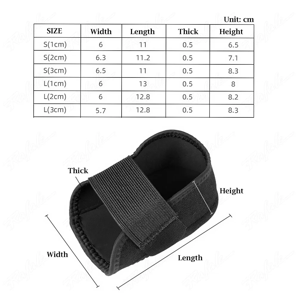 1 Pair Soft Height Increase Insole Sock For Men Women Half Heel Protectors Heightening Shoes Sole Pad Lift Heighten Foot Cushion thumbnail 6
