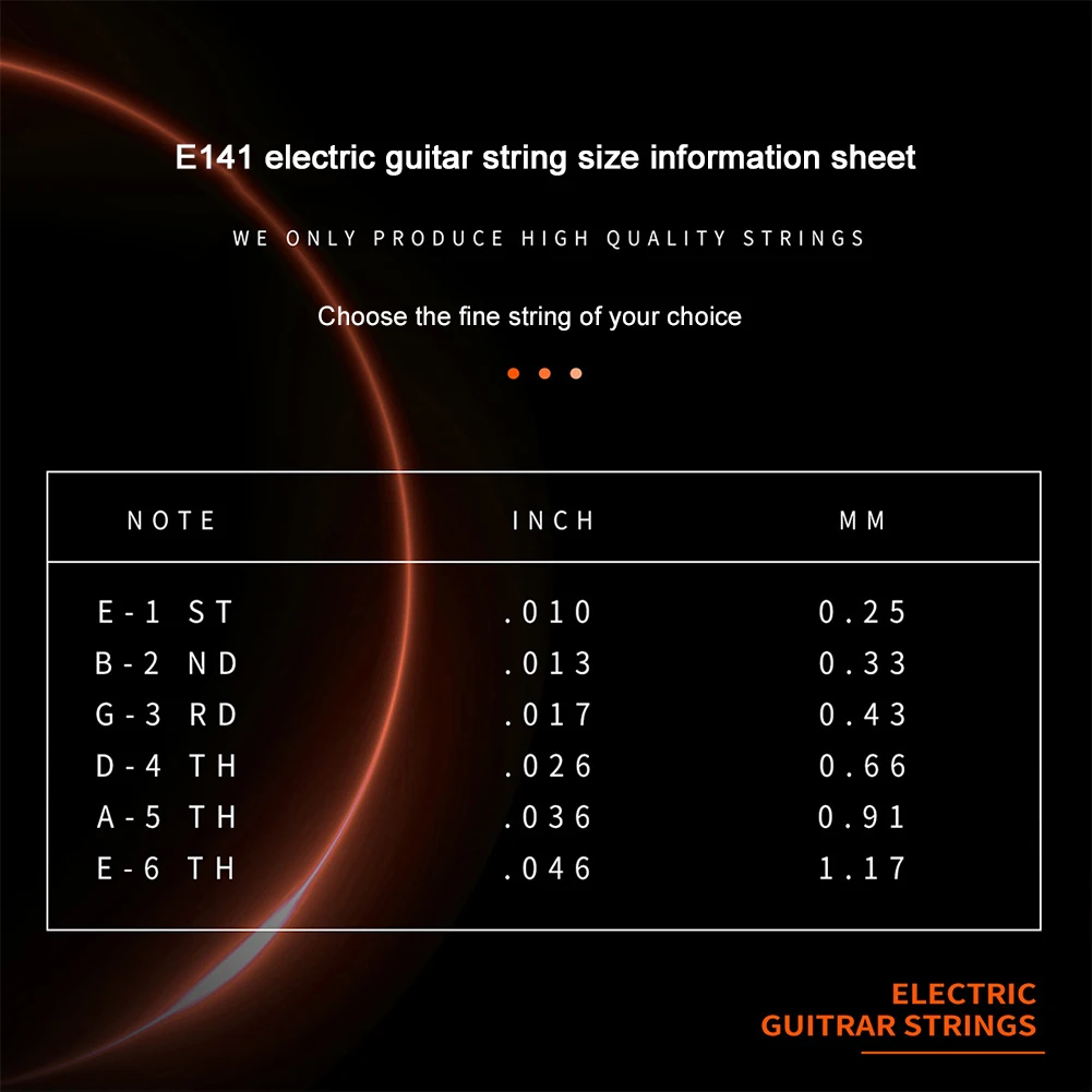 Electric Guitar Strings Nickel Alloy Guitar Strings Musical Instruments Accessories thumbnail 6