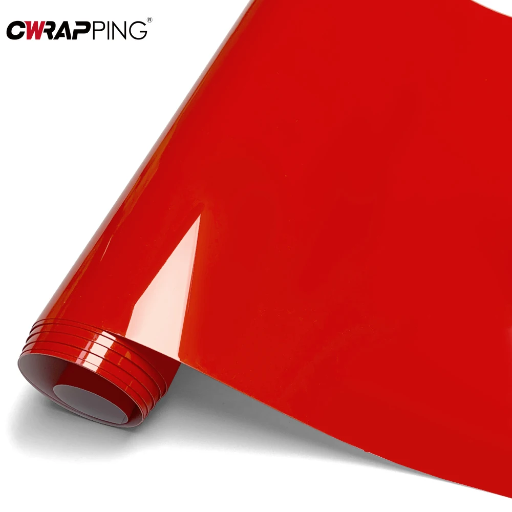 Gloss PET Car Sticker Auto Vinyl Wrap Sticker Bubble Free Auto Decoration Decals Universal RV Bike Motorcycle Car Accessories
