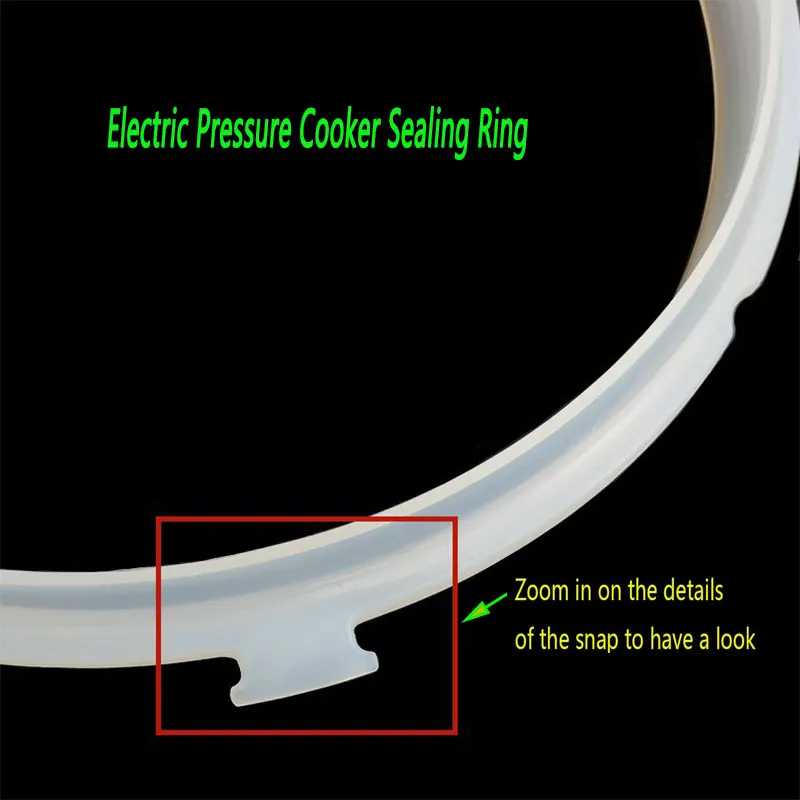 1 Pcs Electric Pressure Cooker Sealing Ring  Food Grade Silicone Is   Of High Quality Electric Pressure Cooker Parts thumbnail 4