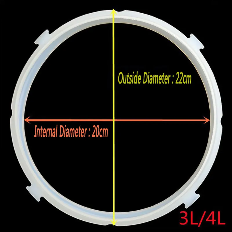 1 Pcs Electric Pressure Cooker Sealing Ring  Food Grade Silicone Is   Of High Quality Electric Pressure Cooker Parts thumbnail 2